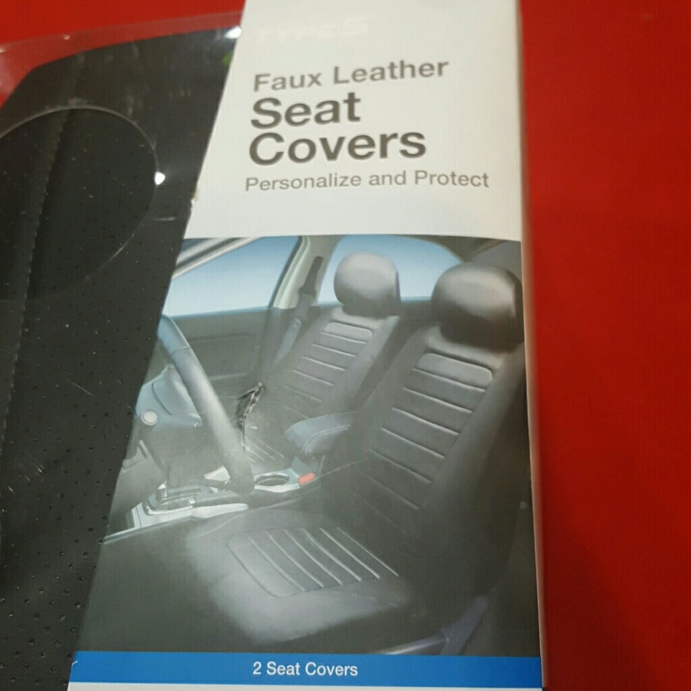 Faux leather seats covers (2pc)